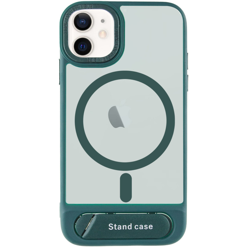 Фото TPU+PC чехол Stand case для Apple iPhone 11 (6.1") (Green) на vchehle.ua