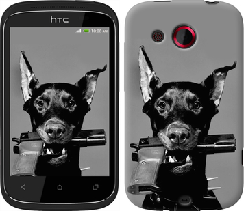 

Чехол Доберман для HTC Desire C A320e 122771