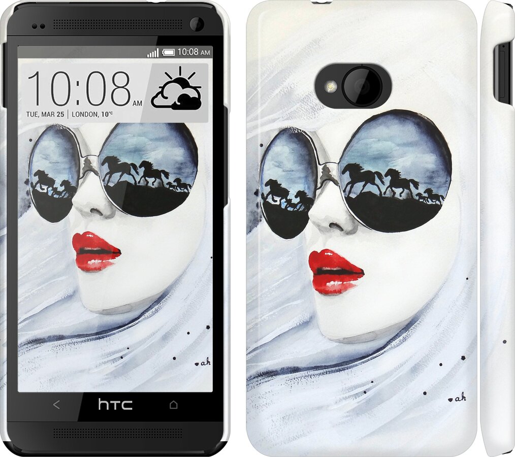 

Чохол Дівчина аквареллю на HTC One M7 89790
