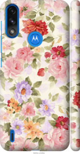 

Чехол Цветочные обои для Motorola E7 Power 1581410
