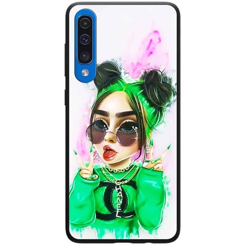 

TPU+PC чохол Ultra Violet для Samsung Galaxy A30s (Billie Eilish) 1069316