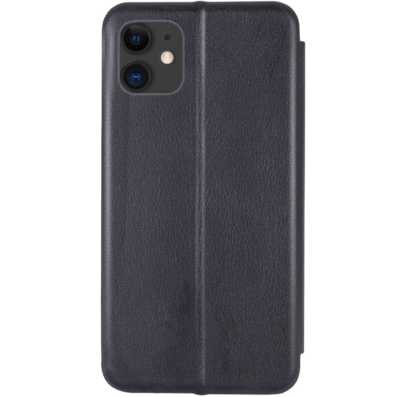 Фото Шкіряний чохол-книжка Classy на Apple iPhone 13 (6.1") (Чорний) в маназині vchehle.ua