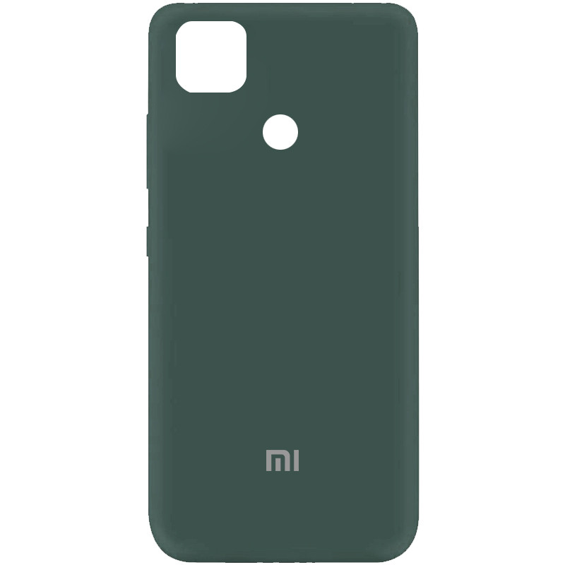 Чехол Silicone Cover My Color Full Protective (A) для Xiaomi Redmi 9C (Зеленый / Pine green)