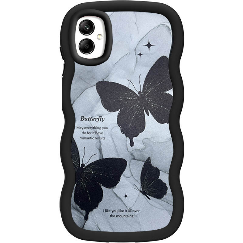 Чохол TPU Cloudy Pictures на Samsung Galaxy A06 (Butterflies)