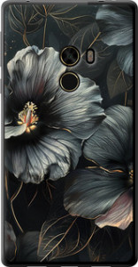 Чохол Чорні квіти на Xiaomi Mi MiX