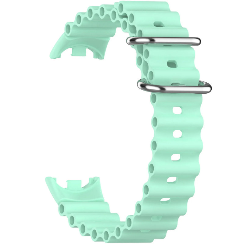 Ремешок Ocean Band для Xiaomi Mi Band 9/8/10 (Бирюзовый / Blue Sea) в магазине vchehle.ua