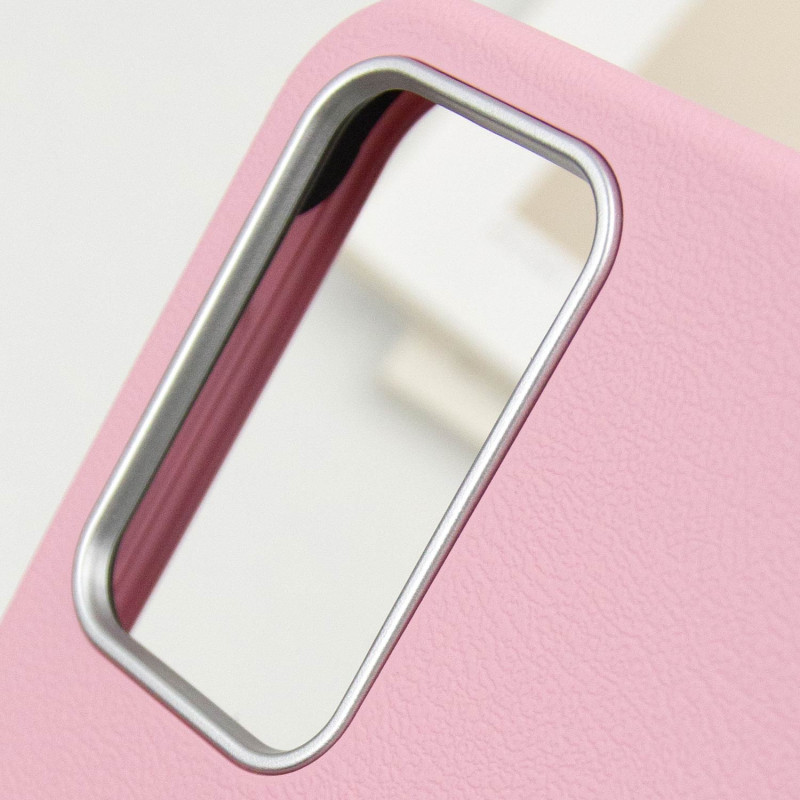 Купити Шкіряний чохол Leather Case Metal Buttons на Samsung Galaxy S24 / S25 (Light Pink) на vchehle.ua