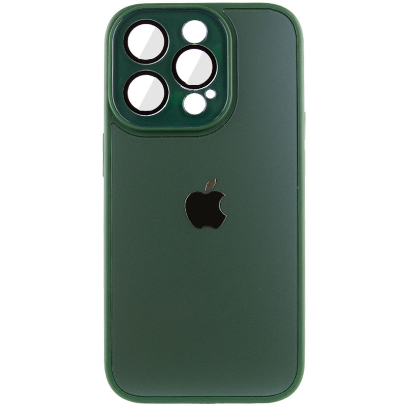 Чохол TPU+Glass Sapphire Midnight на Apple iPhone 12 Pro (6.1") (Зелений / Forest green)