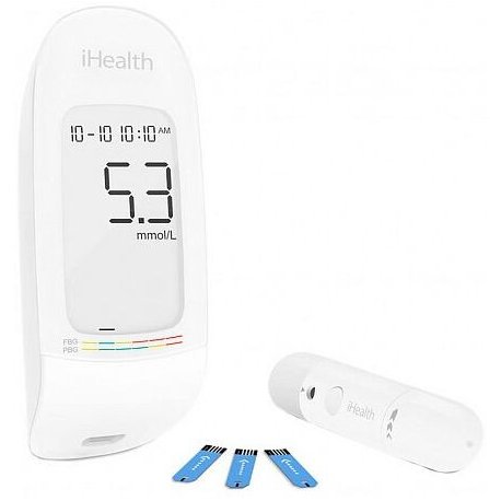 Глюкометр Xiaomi iHealth Blood Glucose Tester (+ 100 тестов) (AG-607) (Белый)