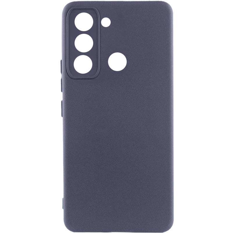 Чехол Silicone Cover Lakshmi Full Camera (AAA) для TECNO Spark 8C (Серый / Dark Gray)