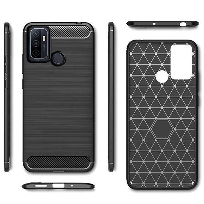 TPU чохол Slim Series на Oppo A53 / A32 / A33 (Чорний) в магазині vchehle.ua