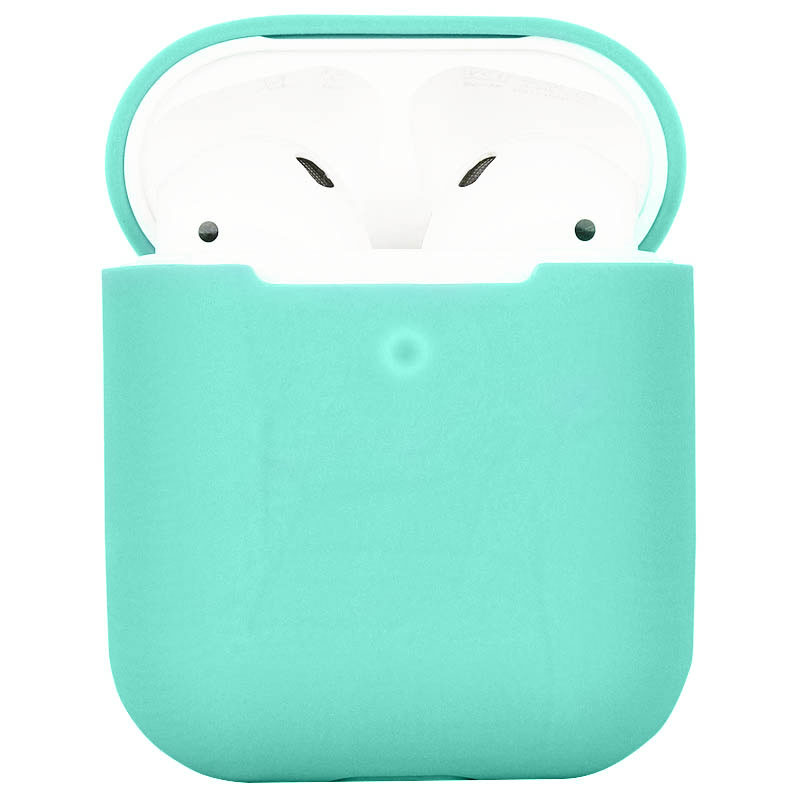 

Силіконовий футляр для навушників AirPods 1/2 (Бірюзовий / Turquoise) 1212880