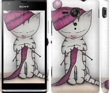 

Чехол Кошка рукодельница для Sony Xperia SP M35H 584302