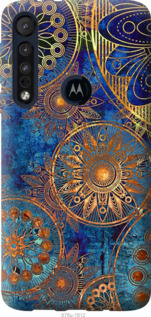 Чохол Золотий візерунок на Motorola One Macro