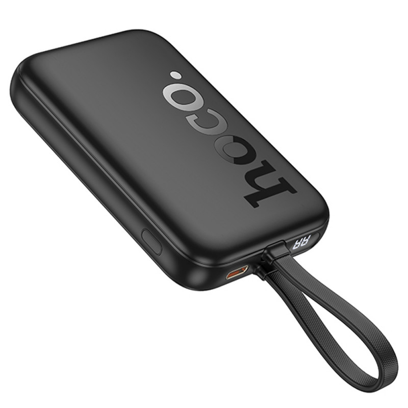 Фото Портативное ЗУ Power Bank Hoco Q35 Portable PD20W 3в1 с БЗУ Lightning 10000 mAh (Black) в магазине vchehle.ua