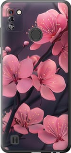 Чохол Пурпурна сакура на Tecno Pop 4 Pro BC3
