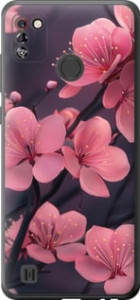 Чохол Пурпурна сакура на Tecno Pop 4 Pro BC3
