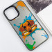 Фото TPU+PC чехол TakiTaki Graffiti magic glow для Apple iPhone 14 Pro Max (6.7") (Sausage dog / Black) в магазине vchehle.ua