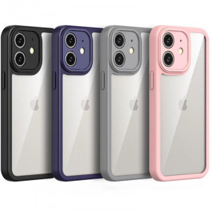 TPU чохол Transparent + Colour 1,5mm на Apple iPhone 11 (6.1")