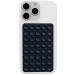 Тримач-присоска для телефону Double Side Silicone 100*64мм (Dark Gray)