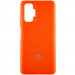 Чехол Silicone Cover Full Protective (AA) для Xiaomi Redmi Note 10 Pro / 10 Pro Max (Оранжевый / Neon Orange)