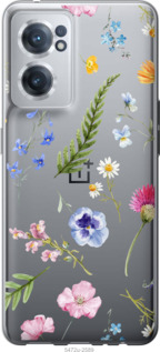 

Чехол Цветочный фон v2 для OnePlus Nord CE 2 1440593