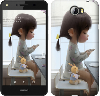 

Чохол Мила дівчинка з зайчиком для Huawei Y5 II 636752