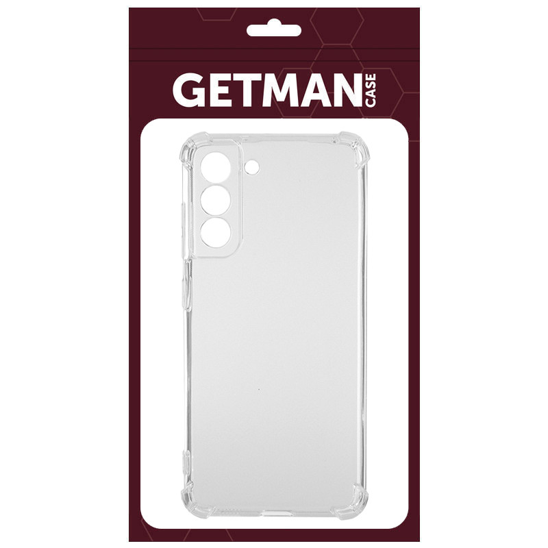 Купить TPU чехол GETMAN Ease logo усиленные углы Full Camera для Samsung Galaxy S22+ (Бесцветный (прозрачный)) на vchehle.ua