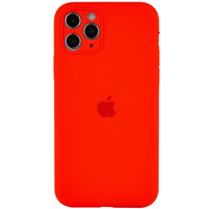 Чохол Silicone Case Full Camera Protective (AA) на Apple iPhone 12 Pro Max (6.7") (Червоний / Red)