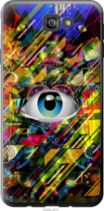 Чехол Абстрактный глаз для Samsung Galaxy J7 Prime