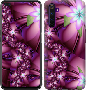 

Чехол Цветочная мозаика для Realme 6 Pro 918405