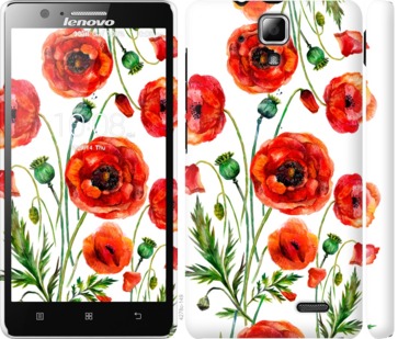 

Чохол Намальовані маки на Lenovo A536 743906