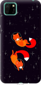 Чехол Лисички в космосе для Realme C11 2020