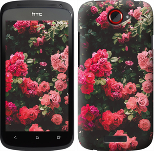 

Чехол Куст с розами для HTC One S z560e 639177
