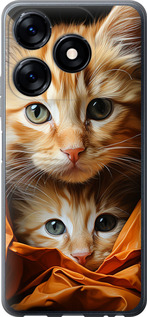 Чехол Котики 2 для Tecno Spark 10C