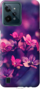 Чехол Пурпурные цветы для Realme C31