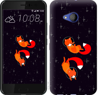 

Чехол Лисички в космосе для HTC U11 Life 870099