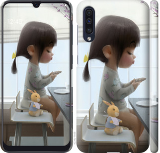 

Чехол Милая девочка с зайчиком для Samsung Galaxy A30s A307F 791714