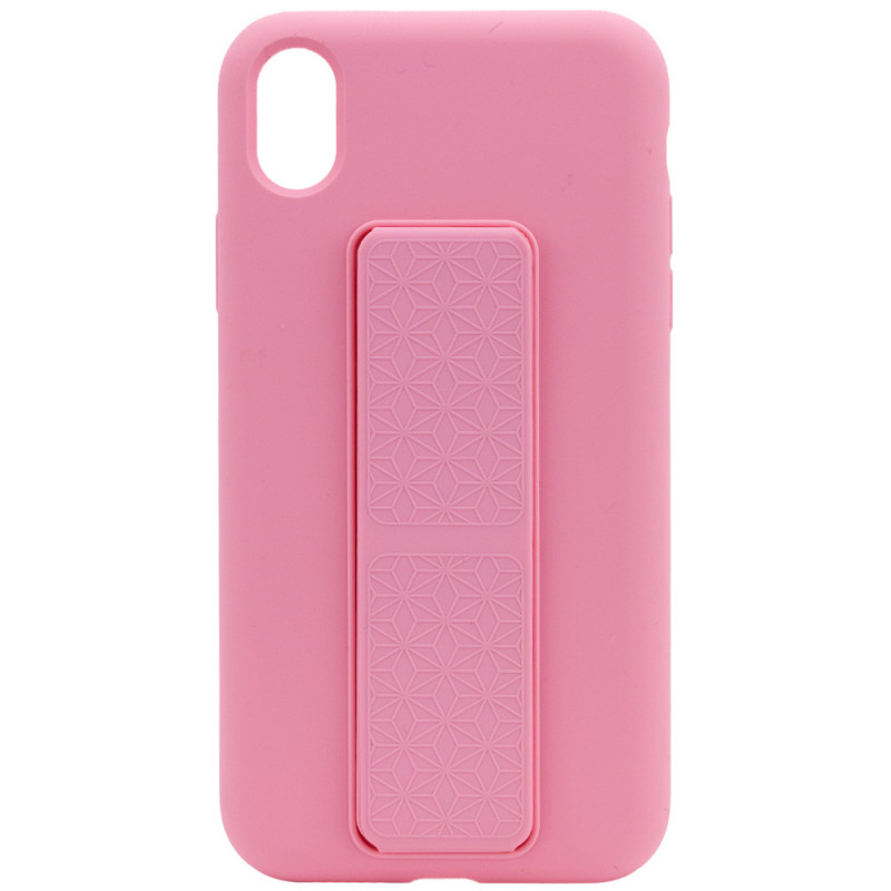 

Чехол Silicone Case Hand Holder для Apple iPhone XR (6.1") (Розовый / Pink) 1096617