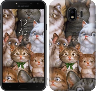 

Чехол коты для Samsung Galaxy J4 2018 757651