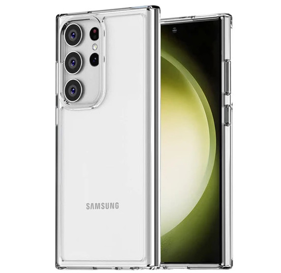 TPU чехол Epic Transparent 1,0mm для Samsung Galaxy S23 Ultra (Бесцветный (прозрачный)) в магазине vchehle.ua