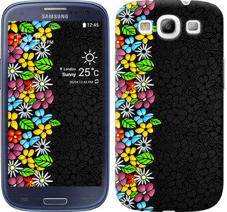 

Чехол цветочный орнамент для Samsung Galaxy S3 Duos I9300i 327797