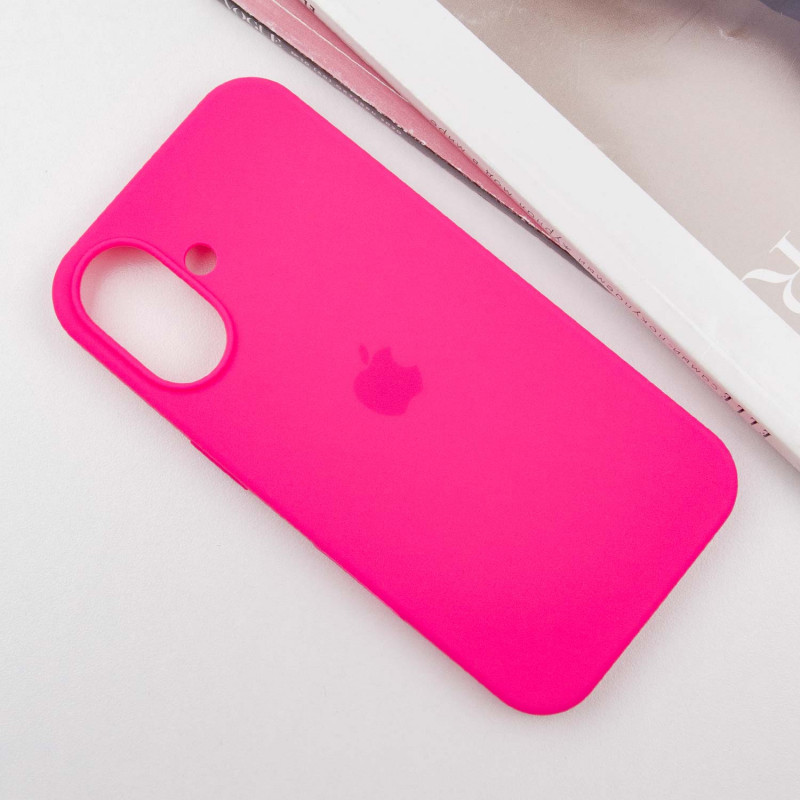 Фото Чохол Silicone Case Full Protective (AA) на Apple iPhone 16 Plus (6.7") (Рожевий / Barbie pink) на vchehle.ua