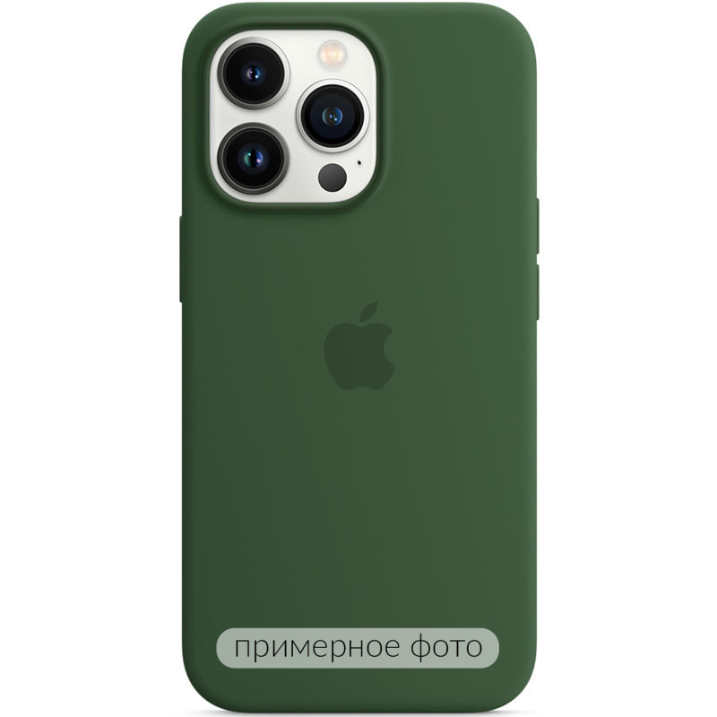 Чехол Silicone Case Full Protective (AA) для Apple iPhone 16 Pro Max (6.9") (Зеленый / Clover)