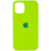 Чехол Silicone Case Full Protective (AA) для Apple iPhone 14 Pro Max (6.7") (Салатовый / Neon Green)