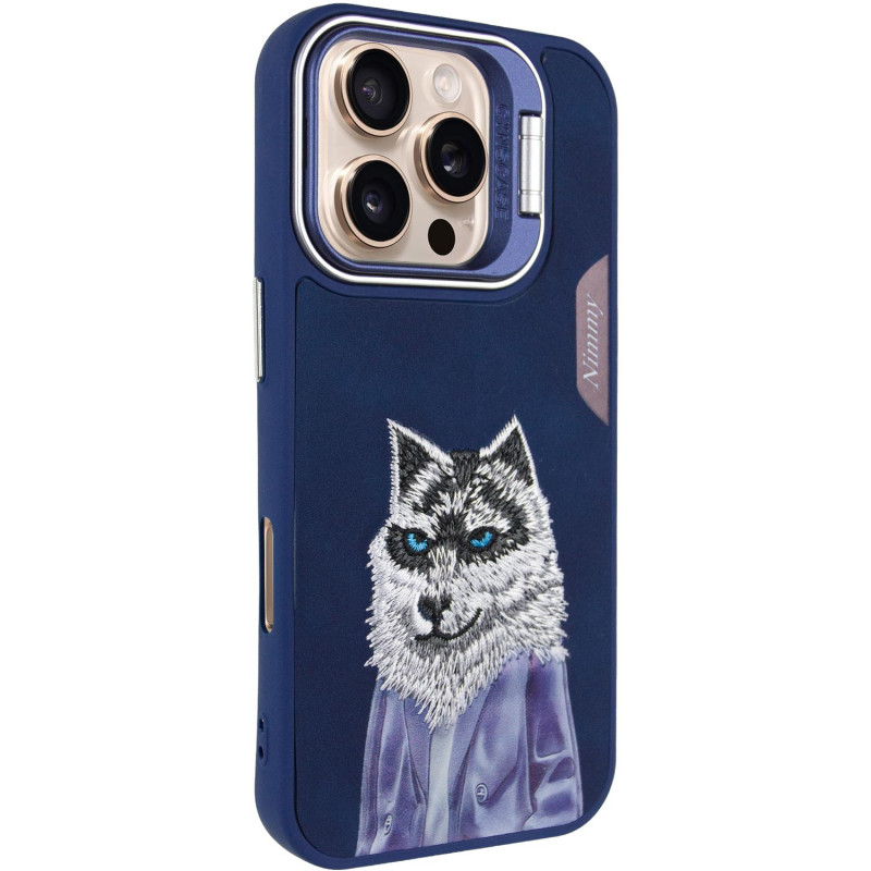 TPU+PC чехол Friends для Apple iPhone 16 Pro (6.3") (Blue Wolf)