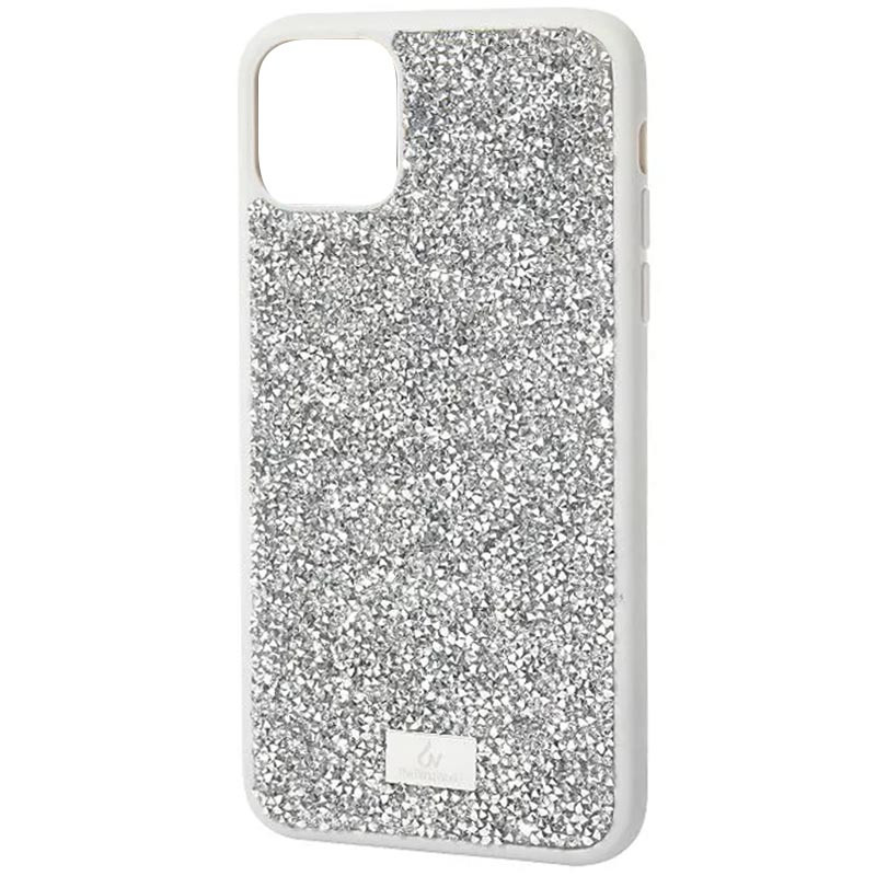 TPU чохол Bling World Rock Diamond на Apple iPhone 16 Pro (6.3") (Срібний)