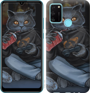 

Чехол gamer cat для Huawei Honor 9A 918328