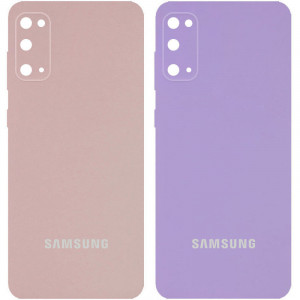 Чехол Silicone Cover Full Camera (AA) для Samsung Galaxy S20+