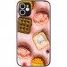 Фото TPU+PC чехол Prisma Fluffie для Apple iPhone 12 (6.1") (Sweet) на vchehle.ua